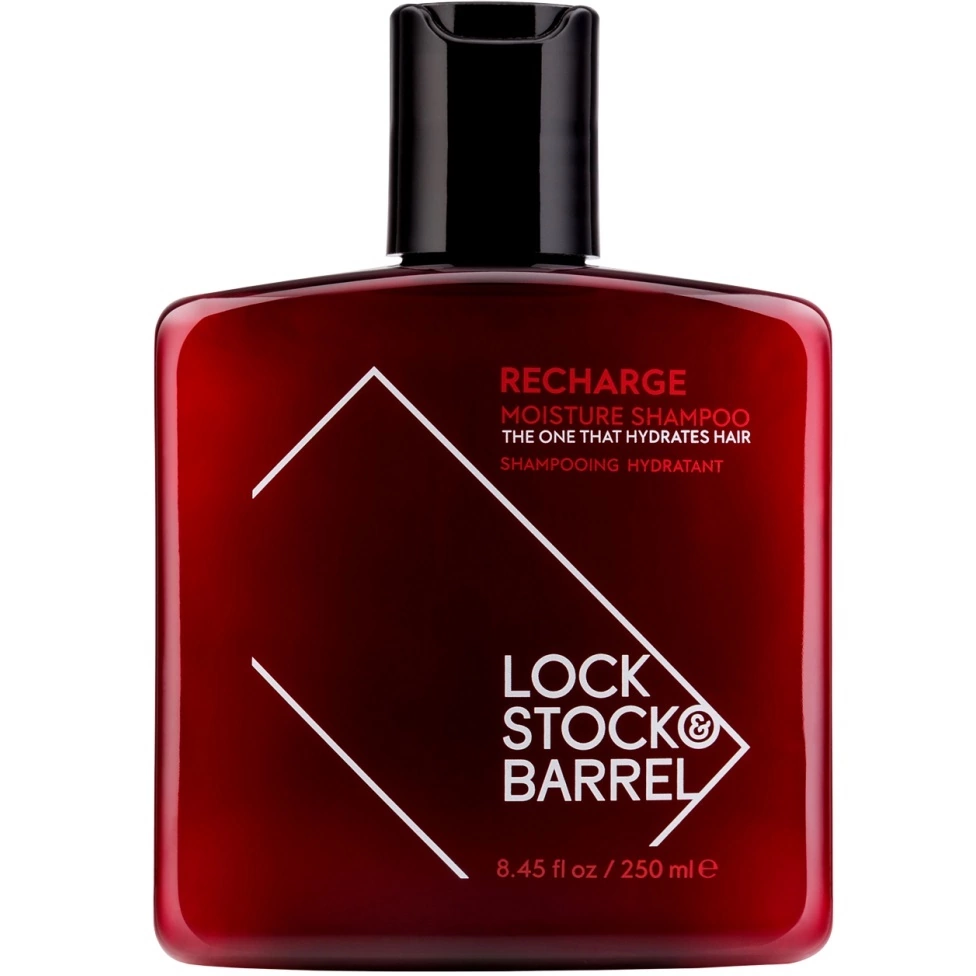 Lock Stock & Barrel Recharge Moisture Shampoo - Увлажняющий и Кондиционирующий Шампунь для жестких волос  250 мл